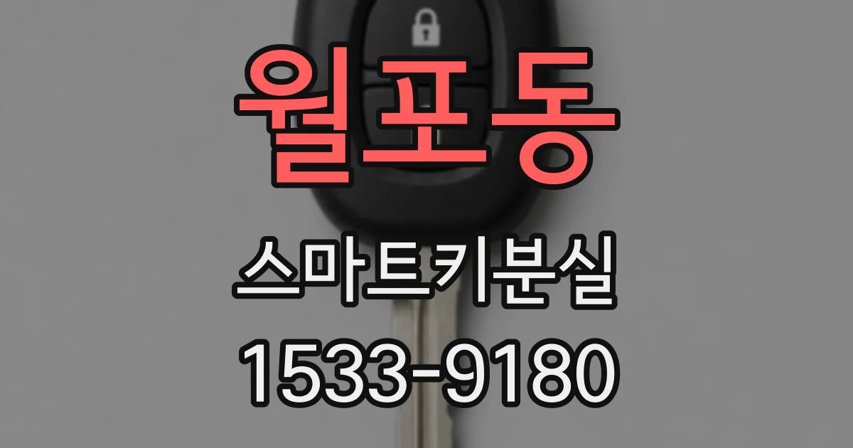 월포동 스마트키분실