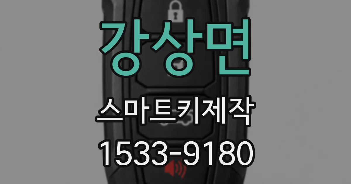 강상면 스마트키제작