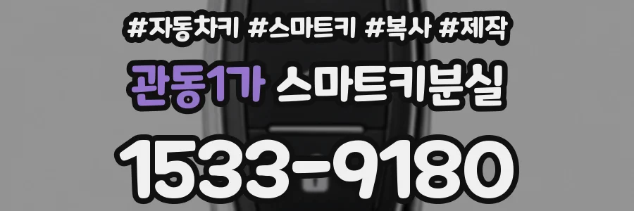 관동1가 스마트키분실