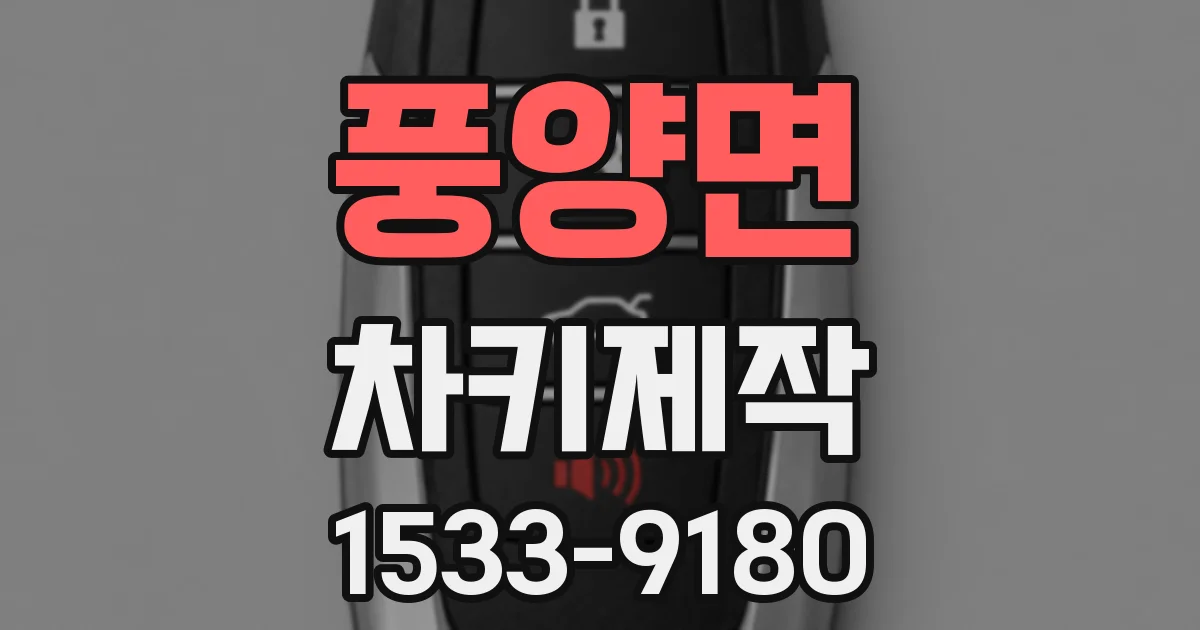 풍양면 차키제작