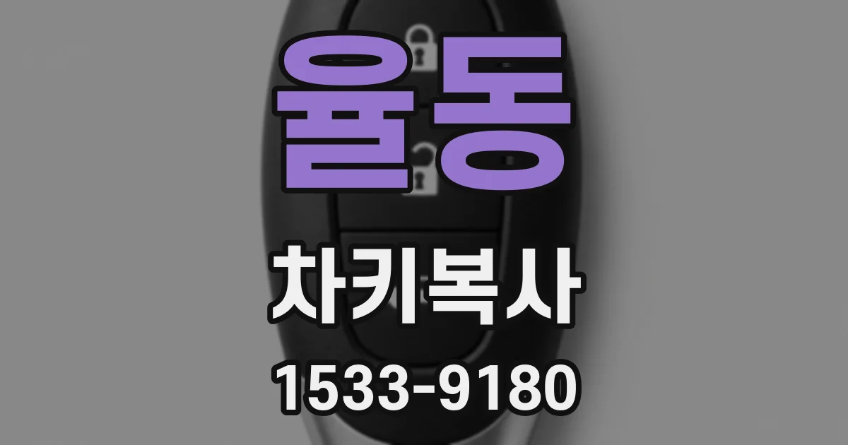 율동 차키복사