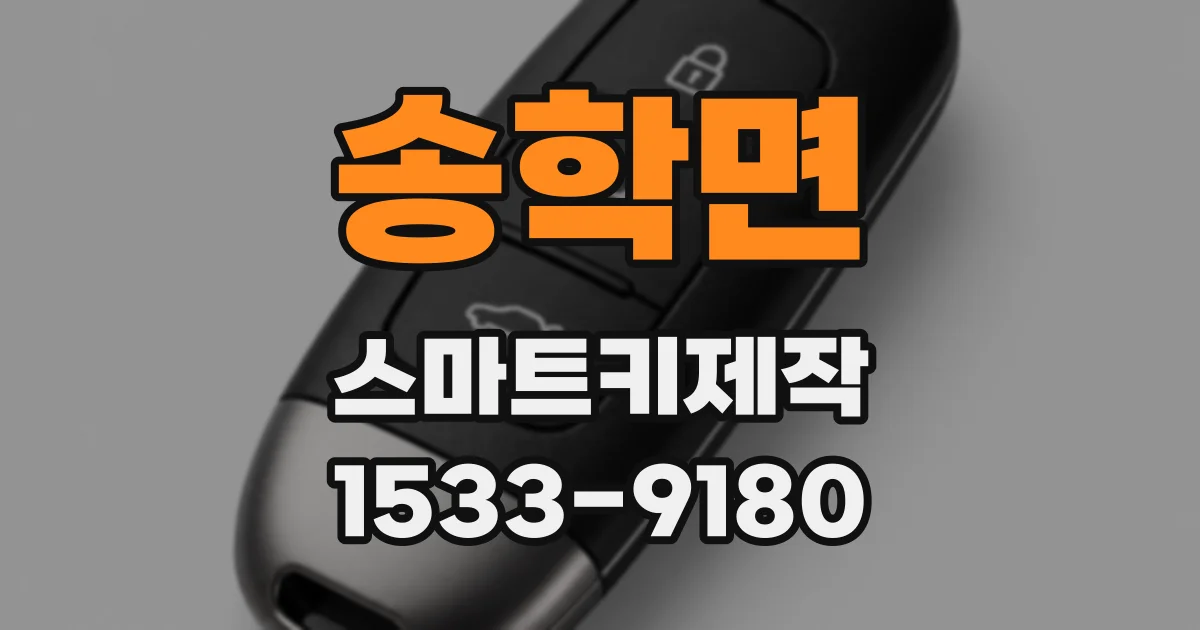 송학면 스마트키제작