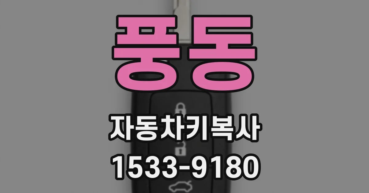 풍동 자동차키복사