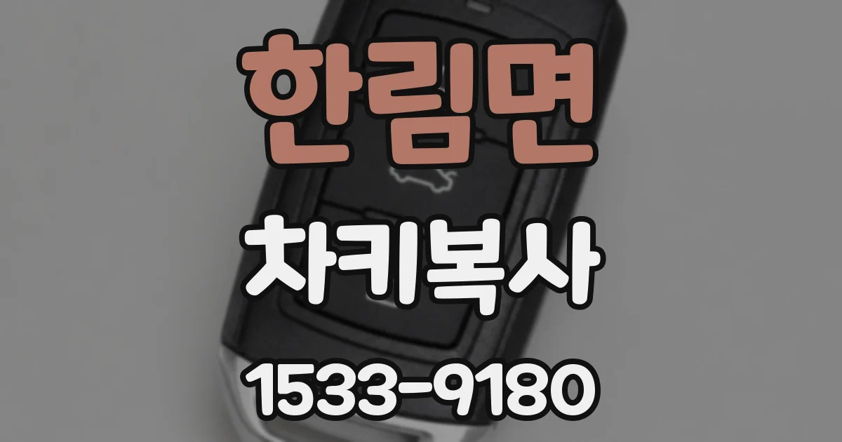 한림면 차키복사