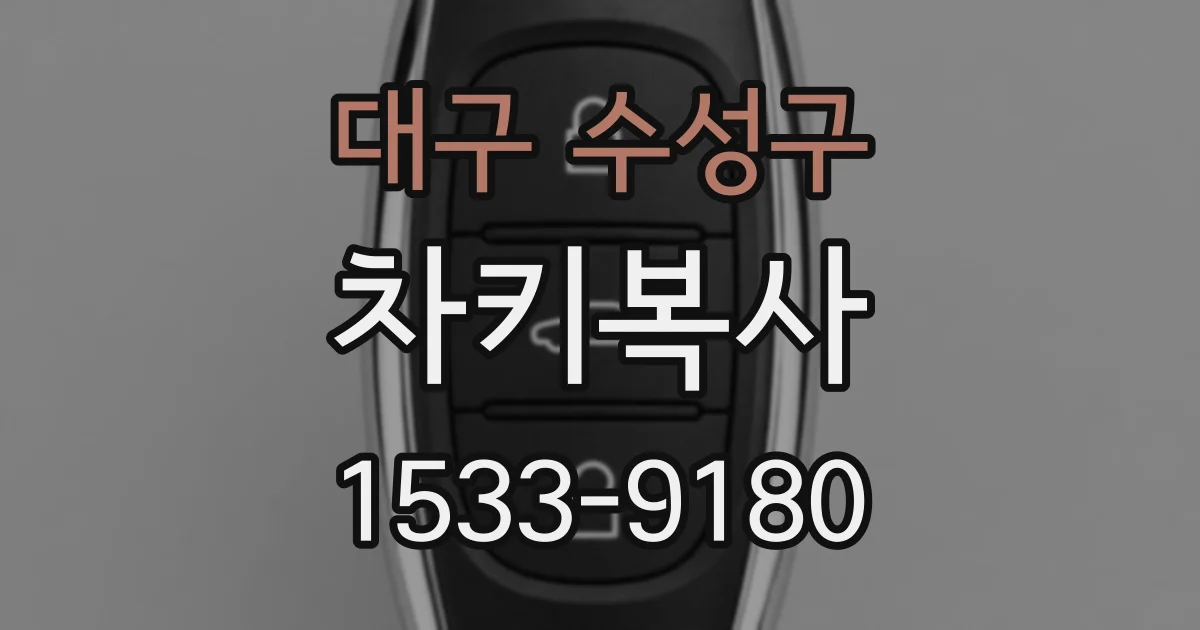 대구 수성구 차키복사