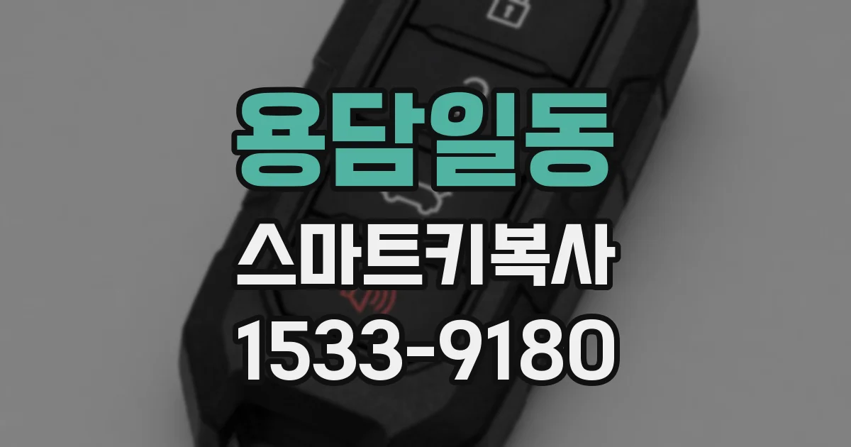 용담일동 스마트키복사