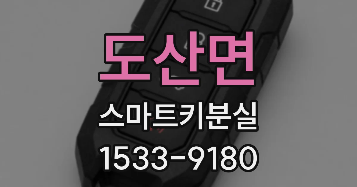 도산면 스마트키분실