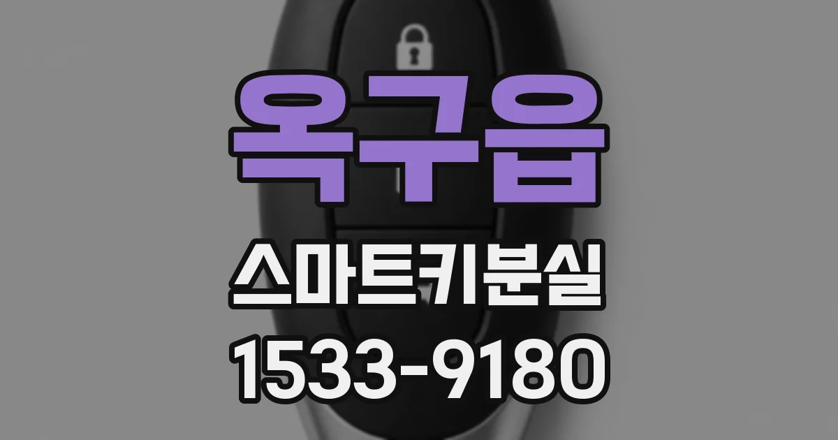 옥구읍 스마트키분실