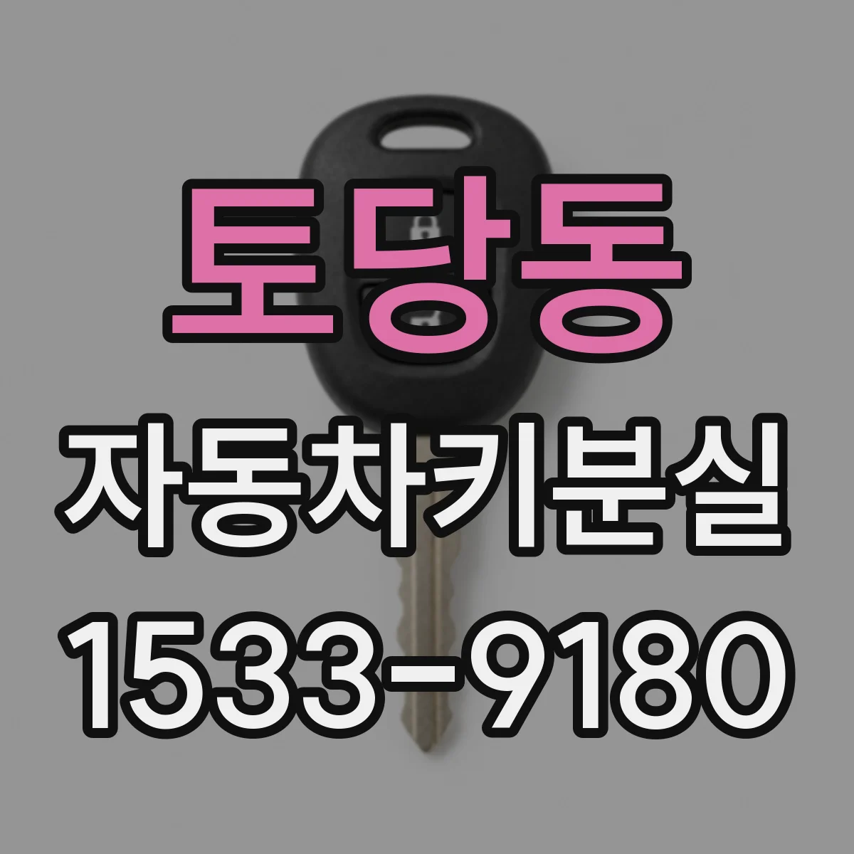 토당동 자동차키분실
