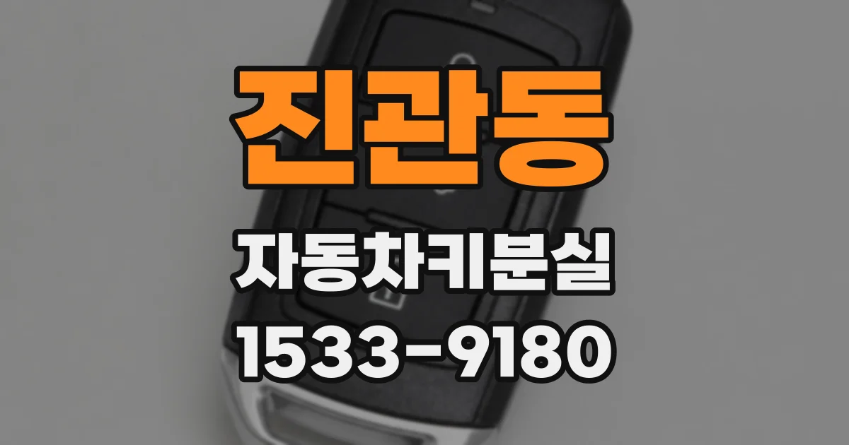진관동 자동차키분실