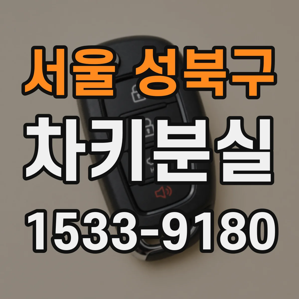 서울 성북구 차키분실