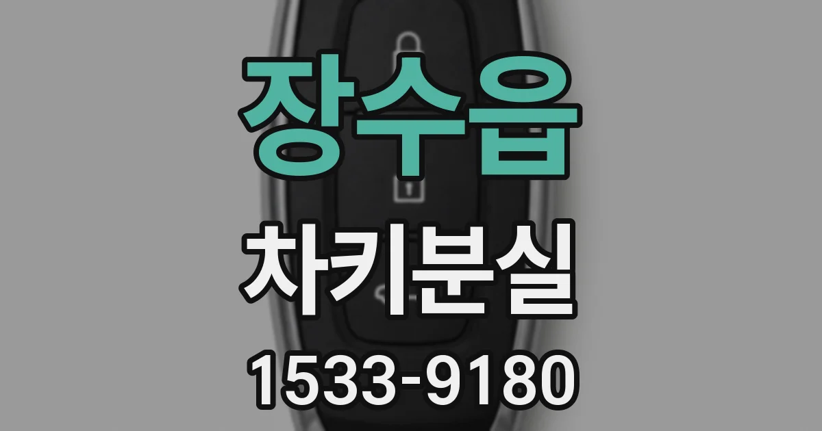 장수읍 차키분실