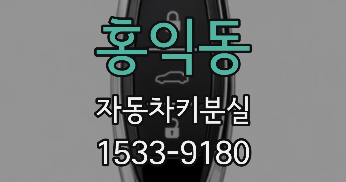 홍익동 자동차키분실