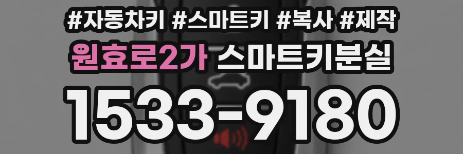 원효로2가 스마트키분실