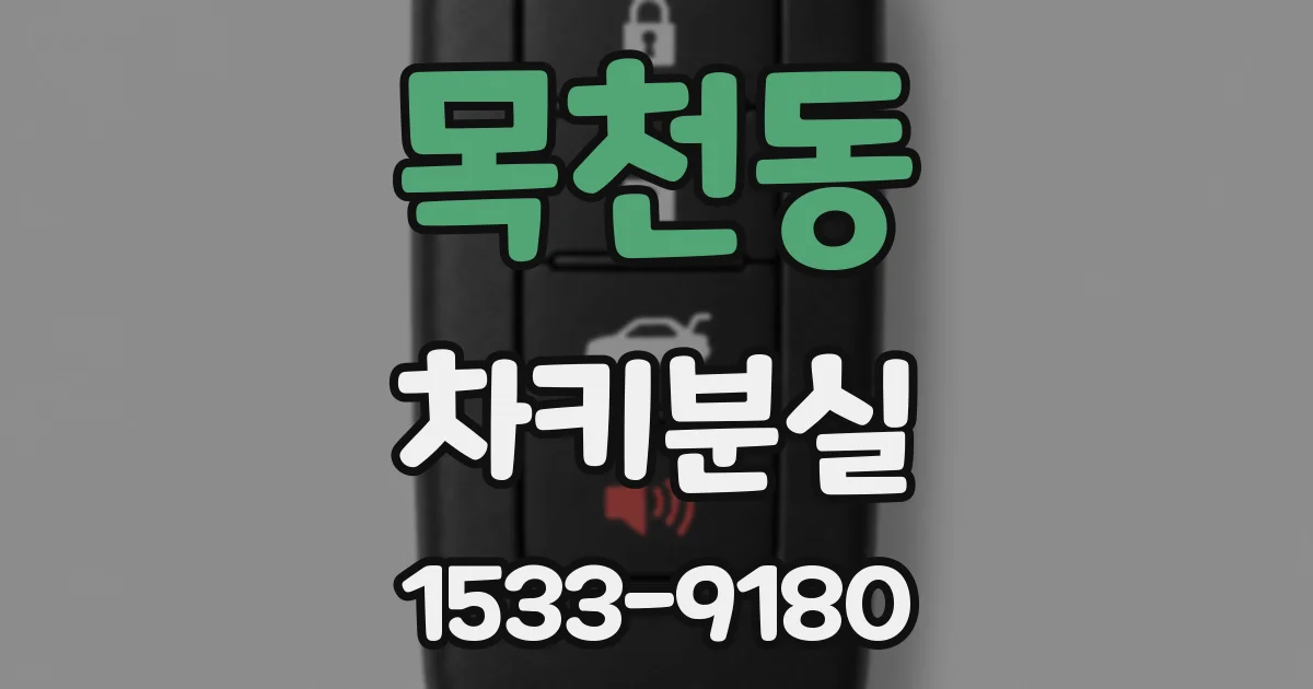 목천동 차키분실