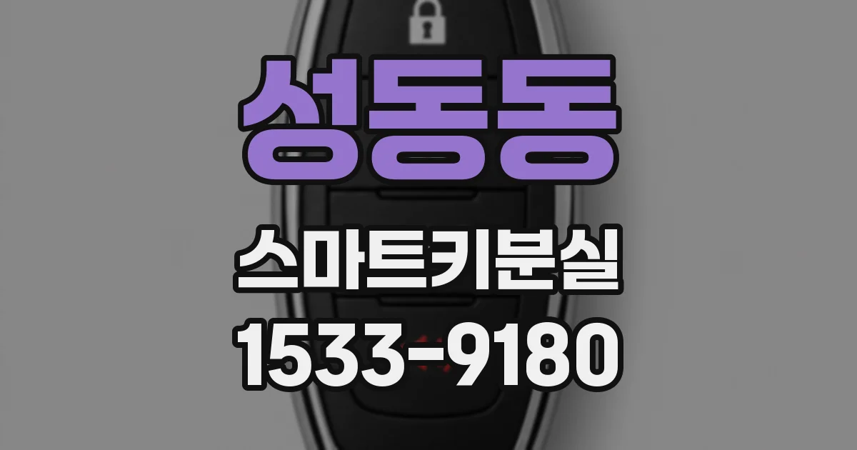 성동동 스마트키분실