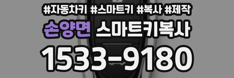 손양면 스마트키복사
