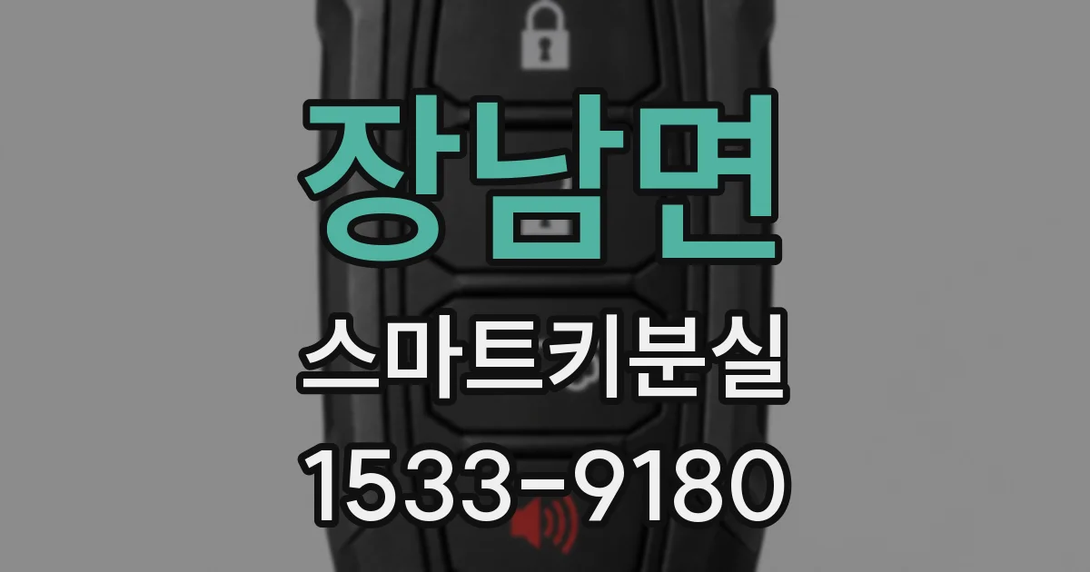장남면 스마트키분실