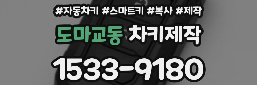 도마교동 차키제작