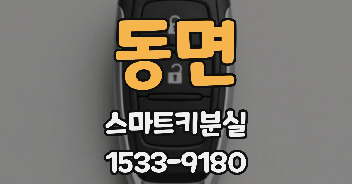 동면 스마트키분실