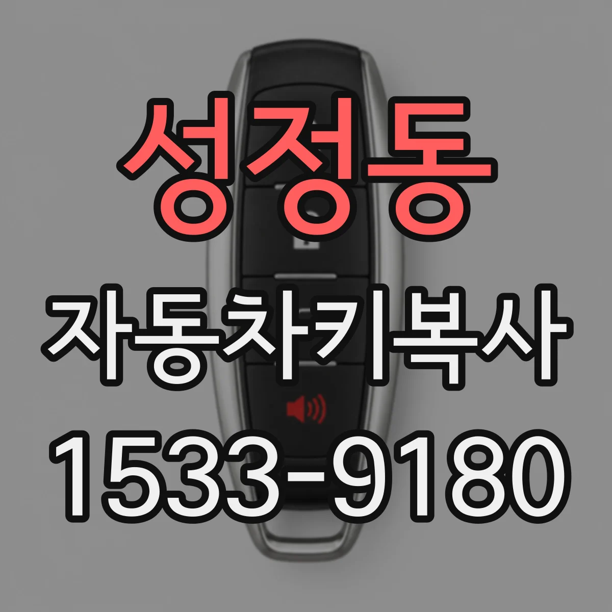 성정동 자동차키복사