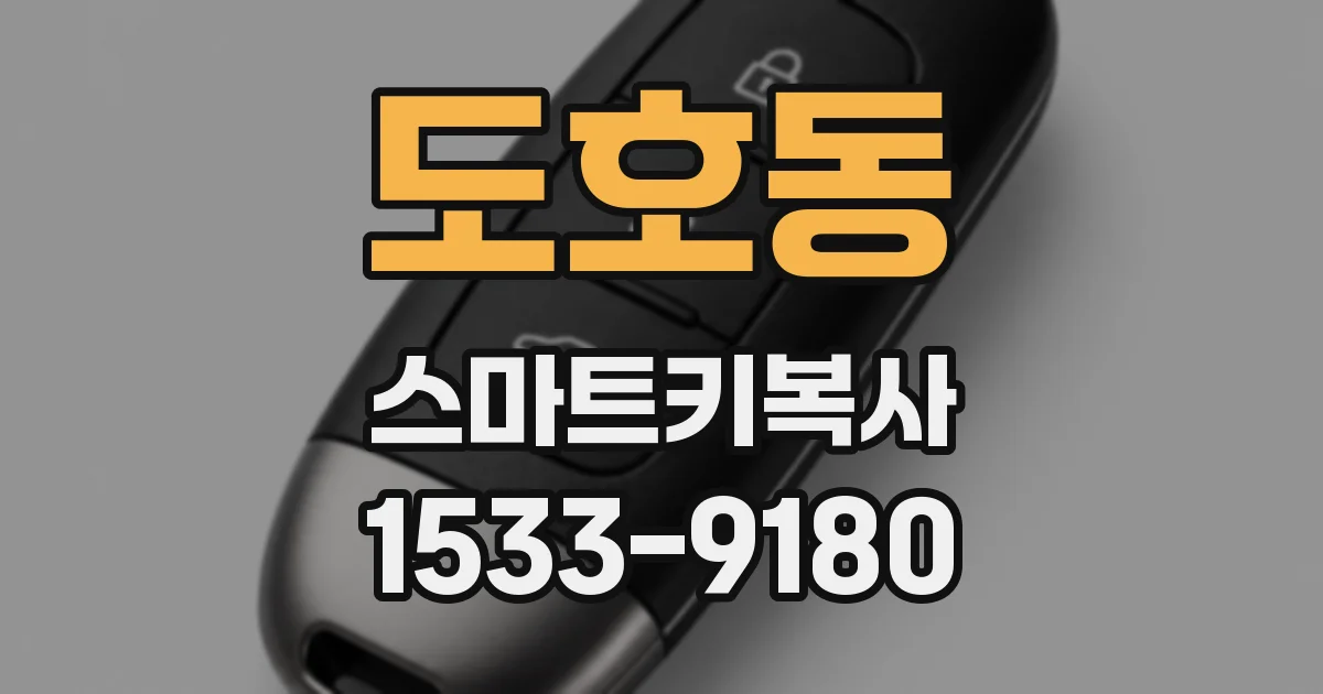 도호동 스마트키복사
