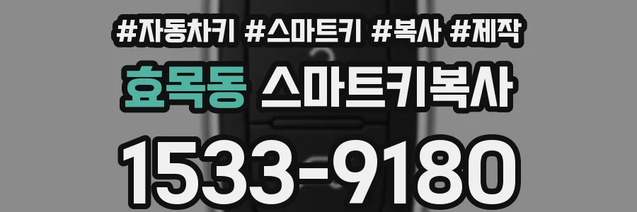 효목동 스마트키복사