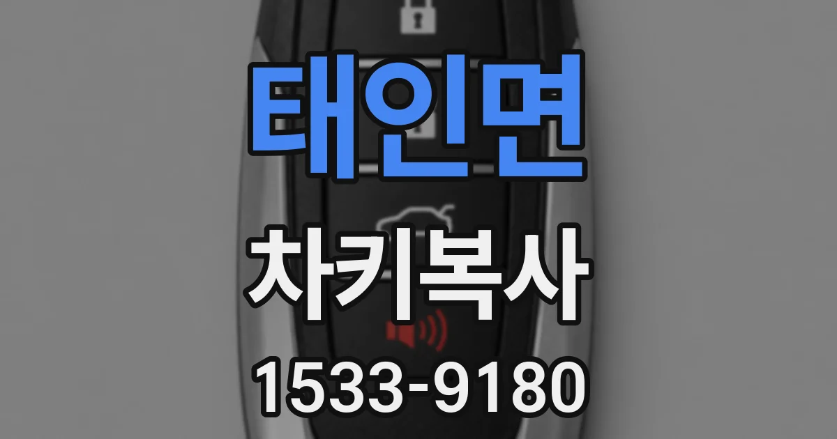 태인면 차키복사