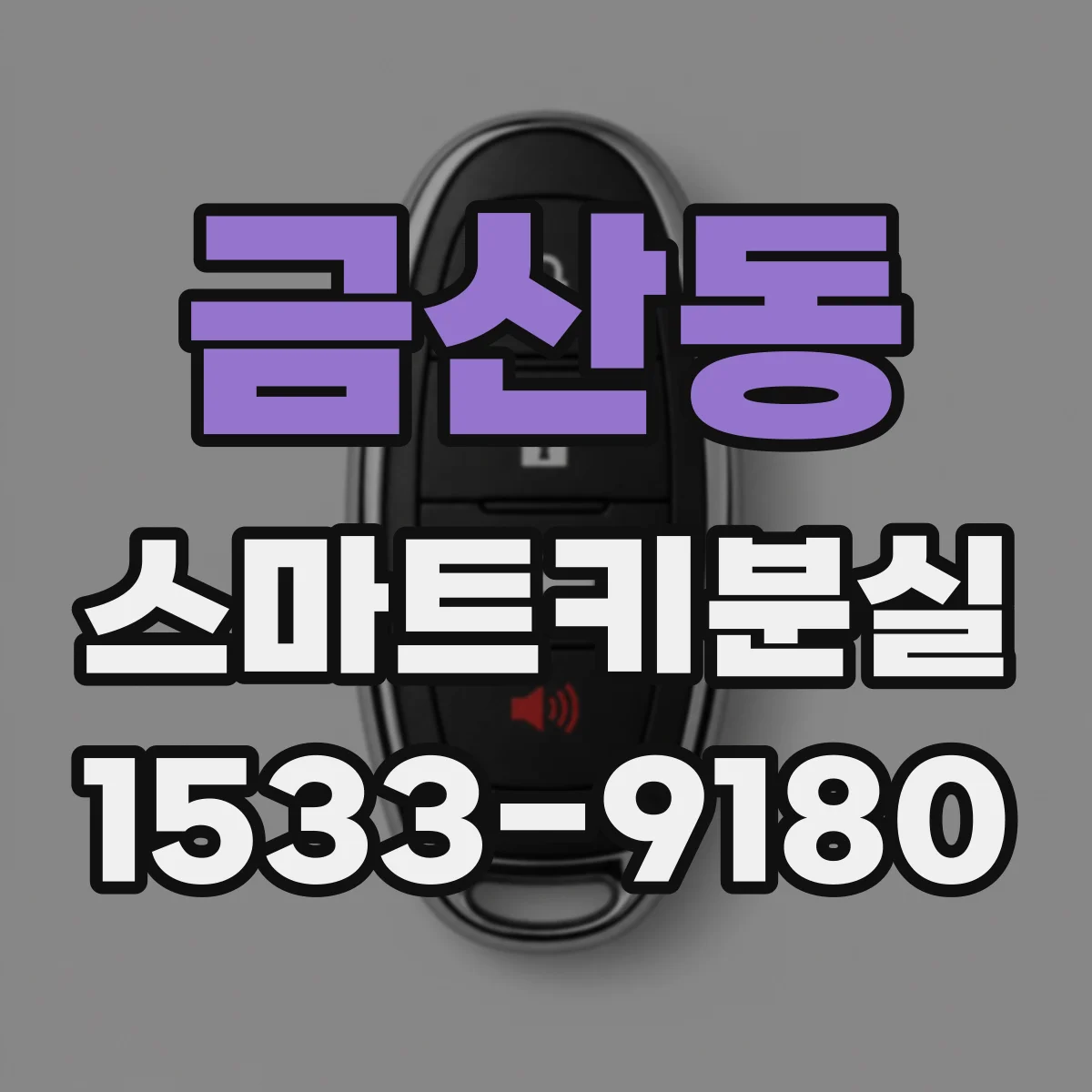 금산동 스마트키분실