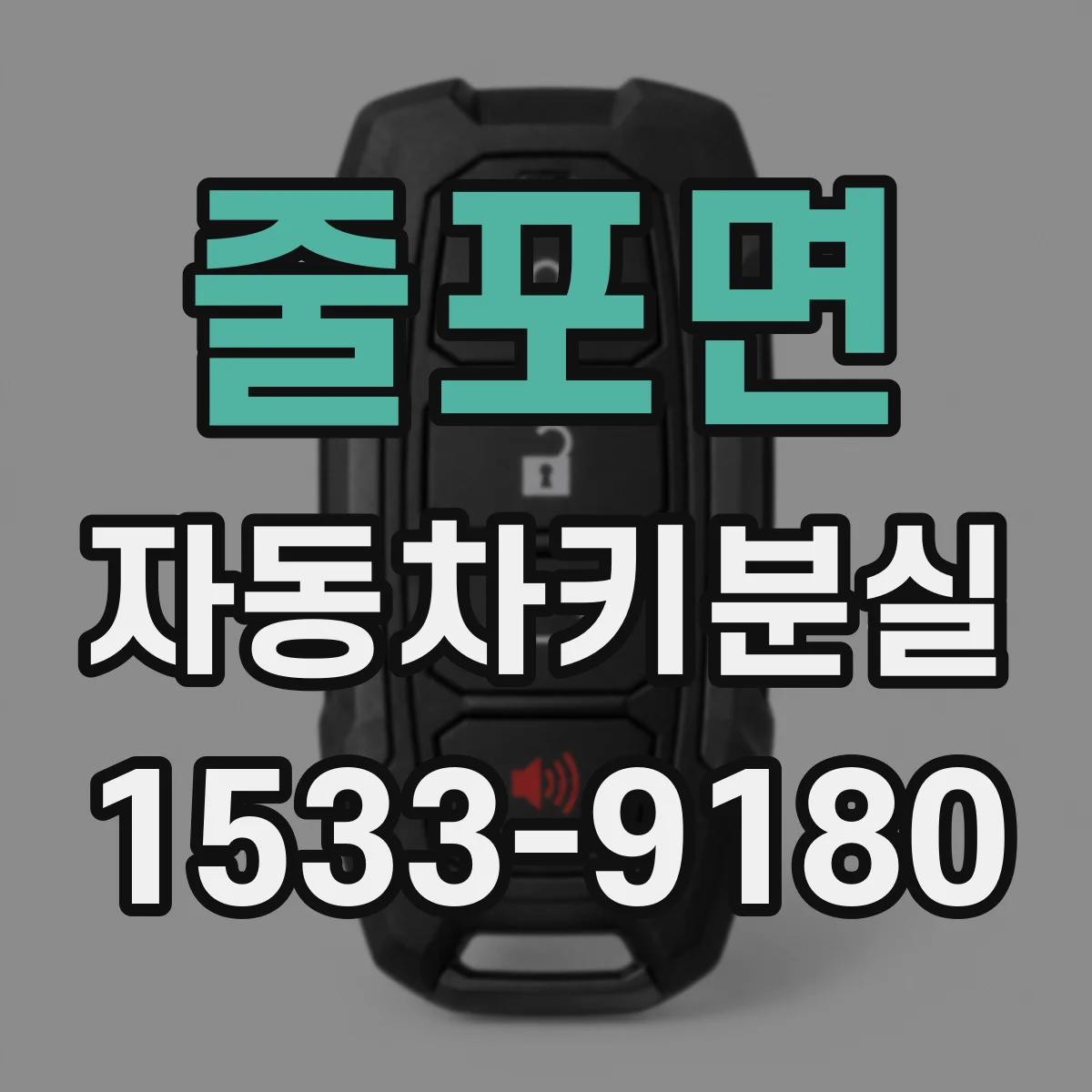 줄포면 자동차키분실
