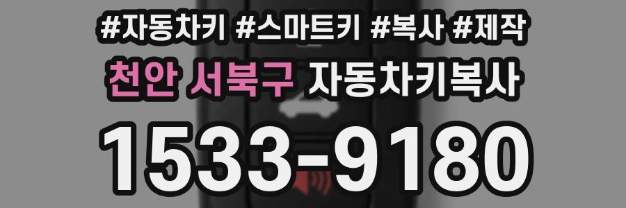 천안 서북구 자동차키복사