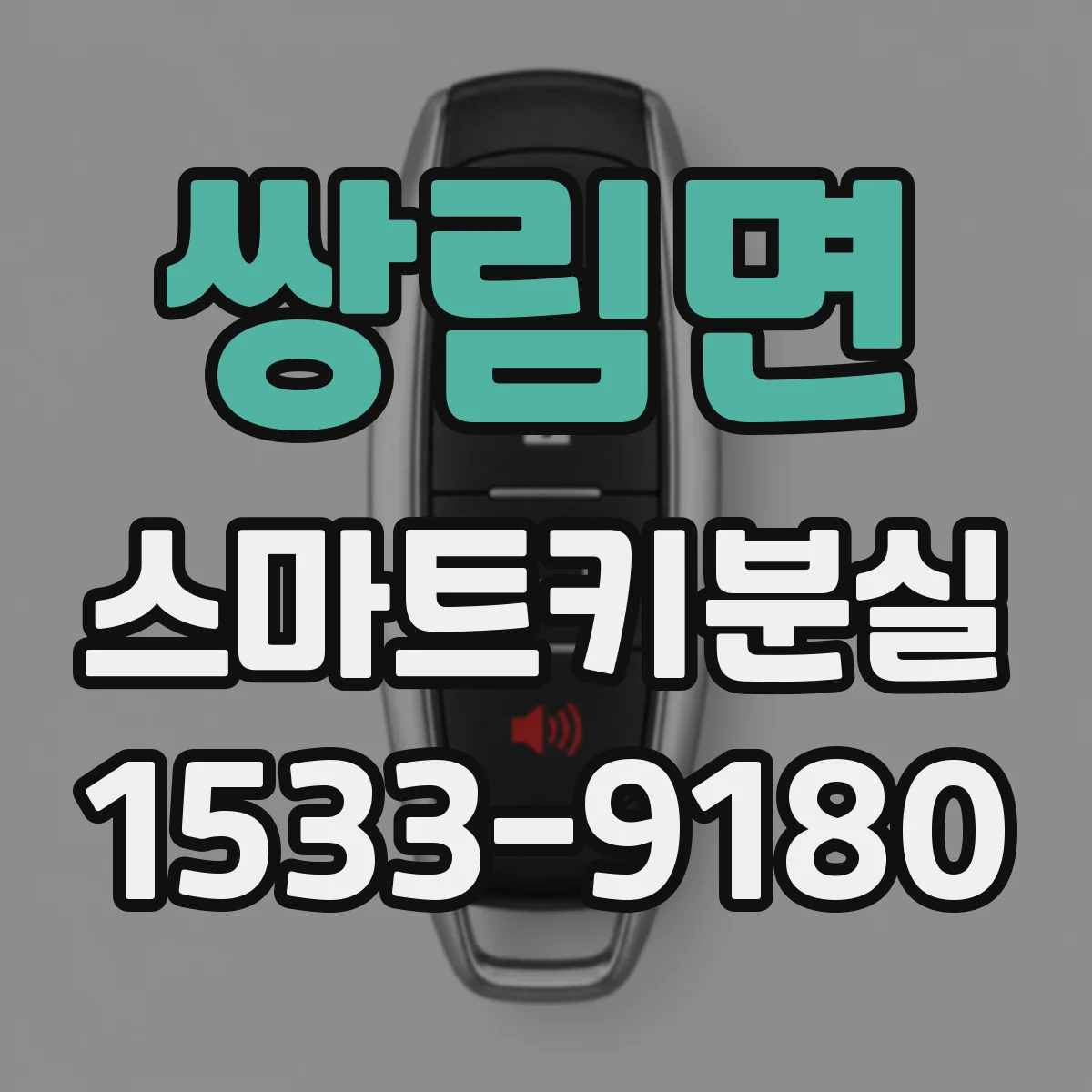 쌍림면 스마트키분실