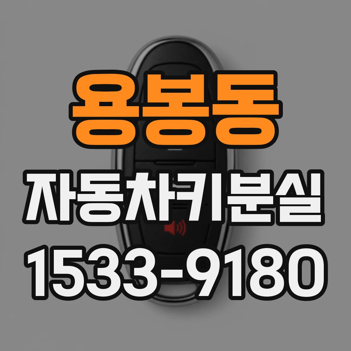 용봉동 자동차키분실