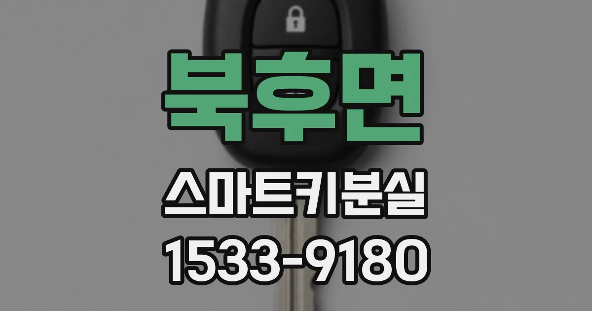 북후면 스마트키분실