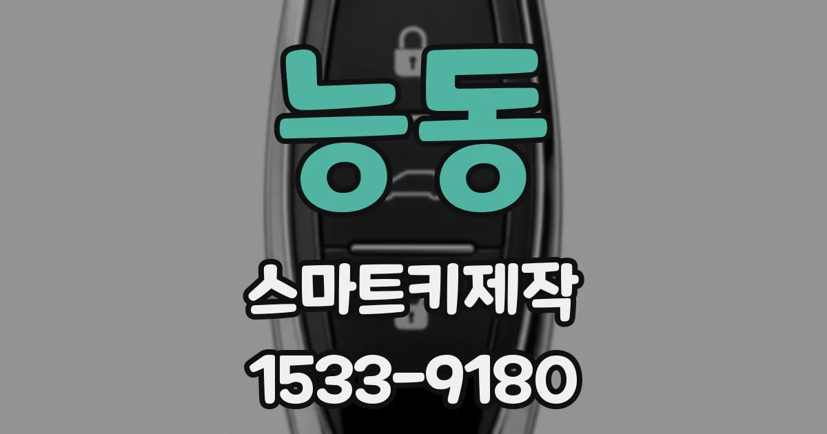 능동 스마트키제작