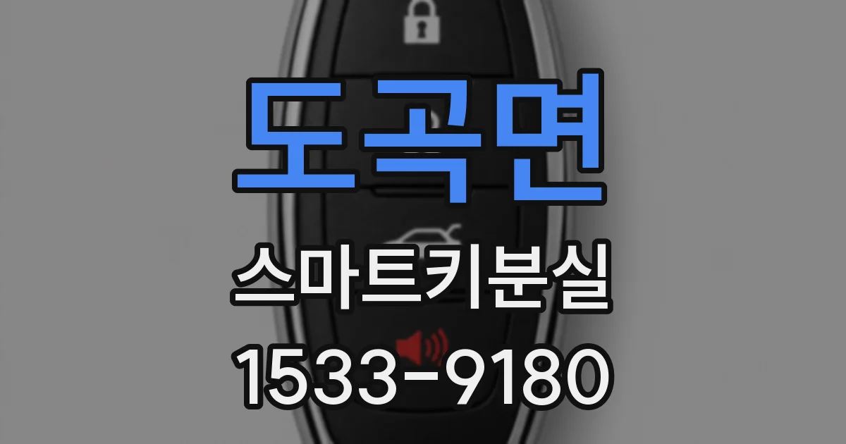도곡면 스마트키분실