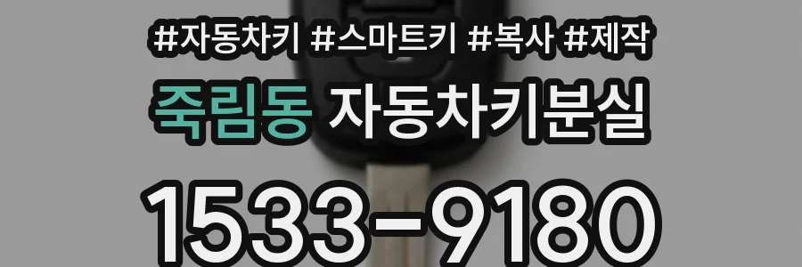 죽림동 자동차키분실