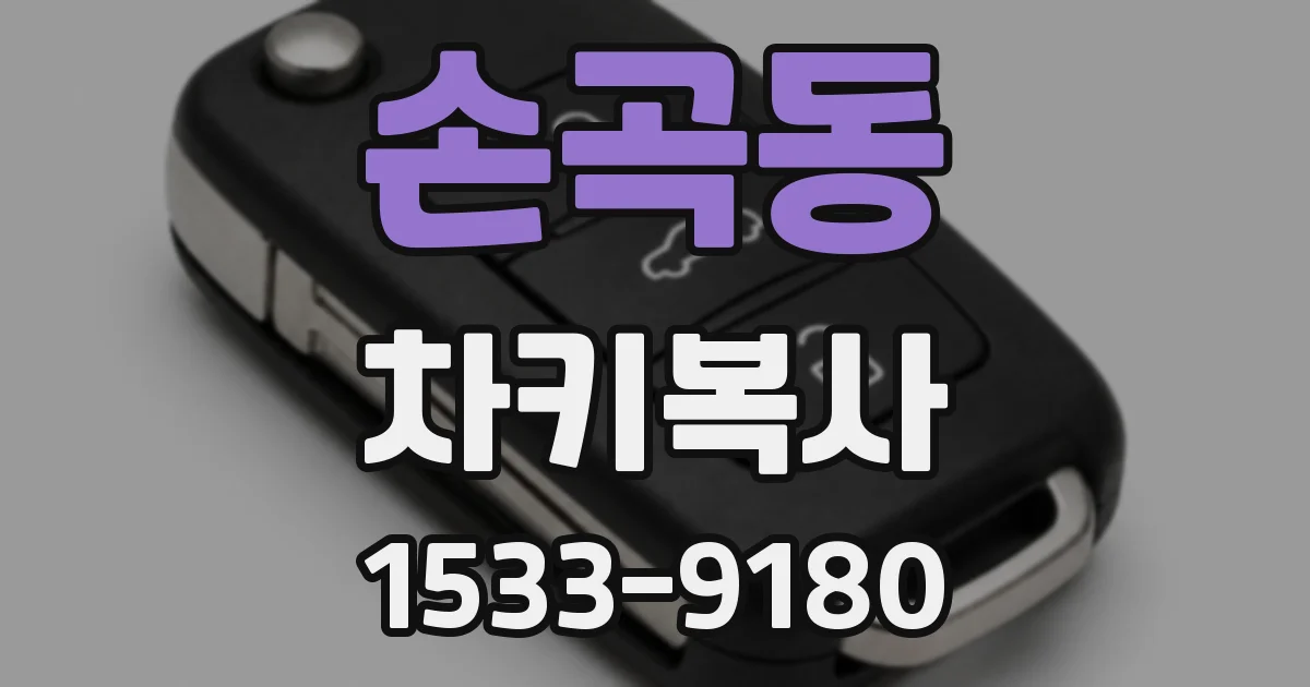 손곡동 차키복사