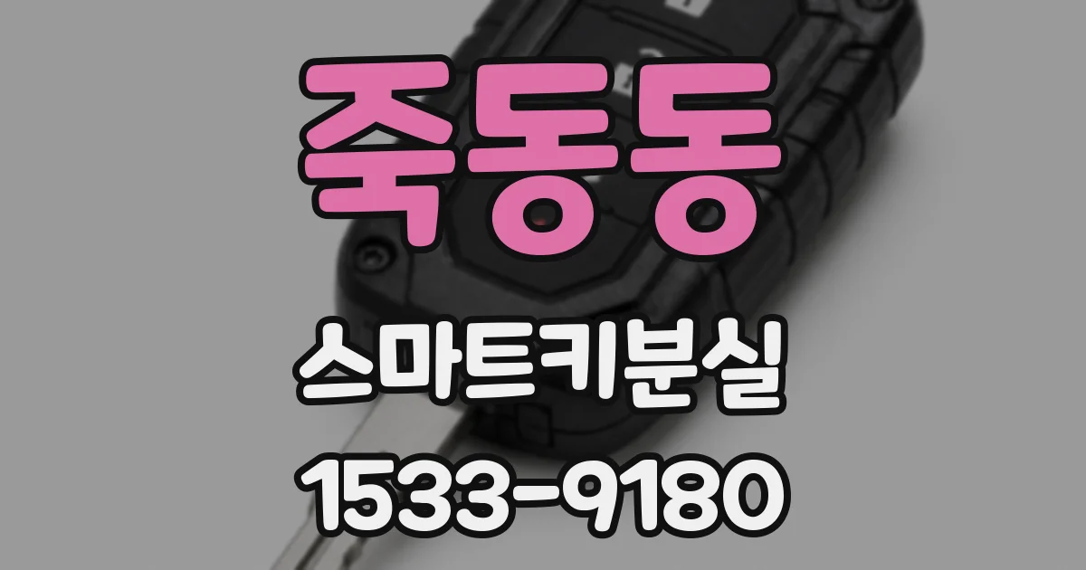 죽동동 스마트키분실
