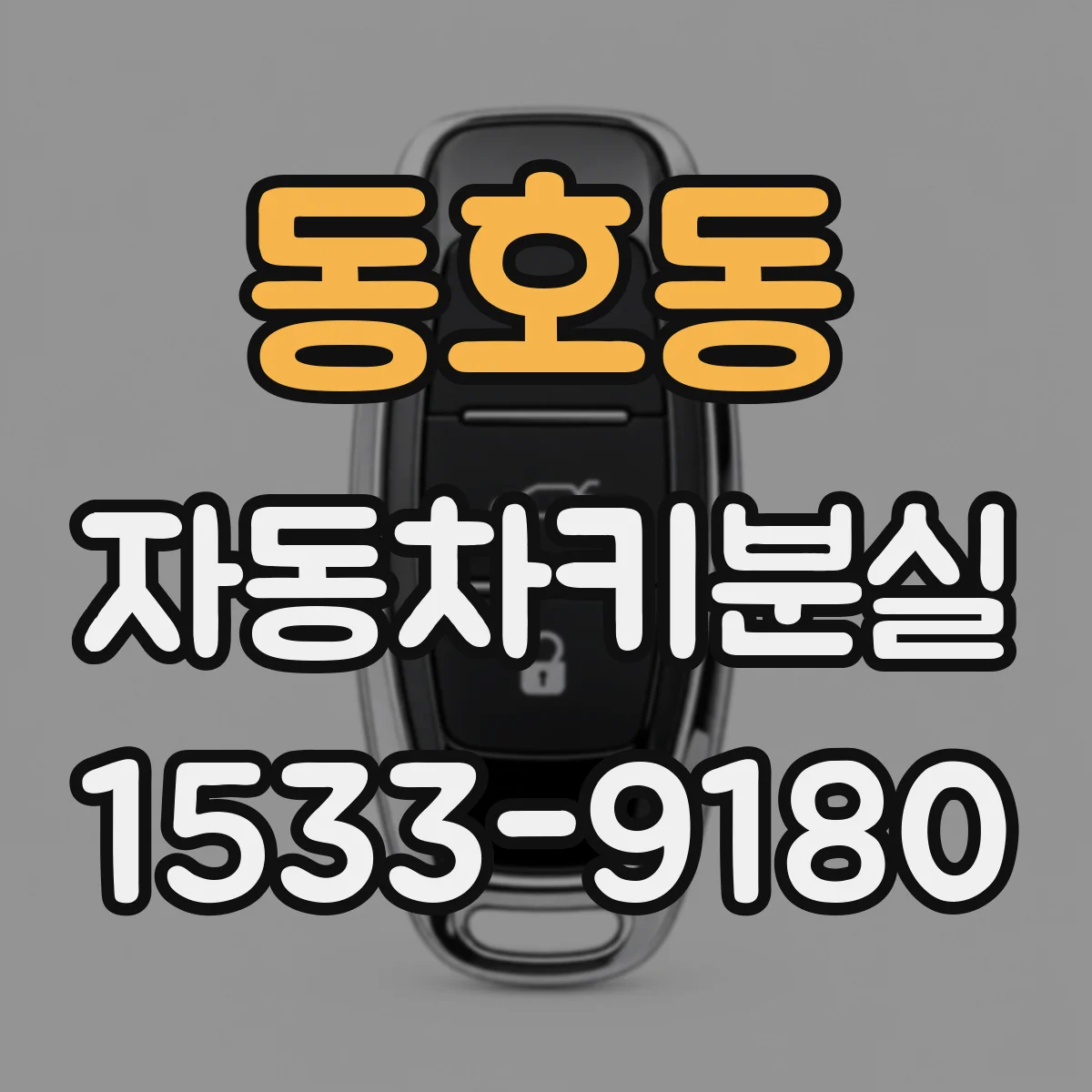 동호동 자동차키분실