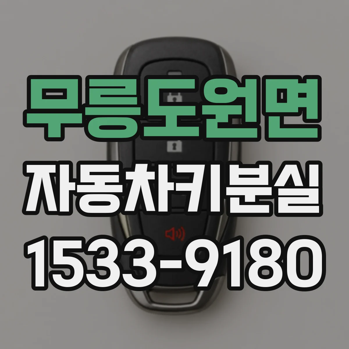 무릉도원면 자동차키분실