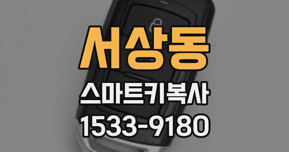 서상동 스마트키복사