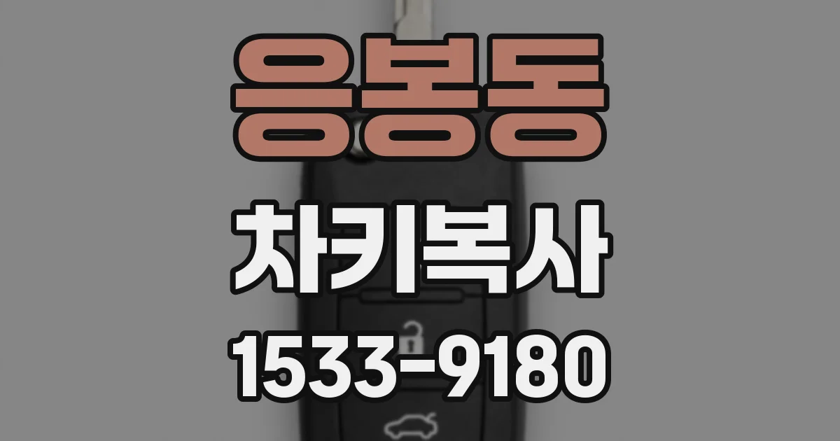 응봉동 차키복사