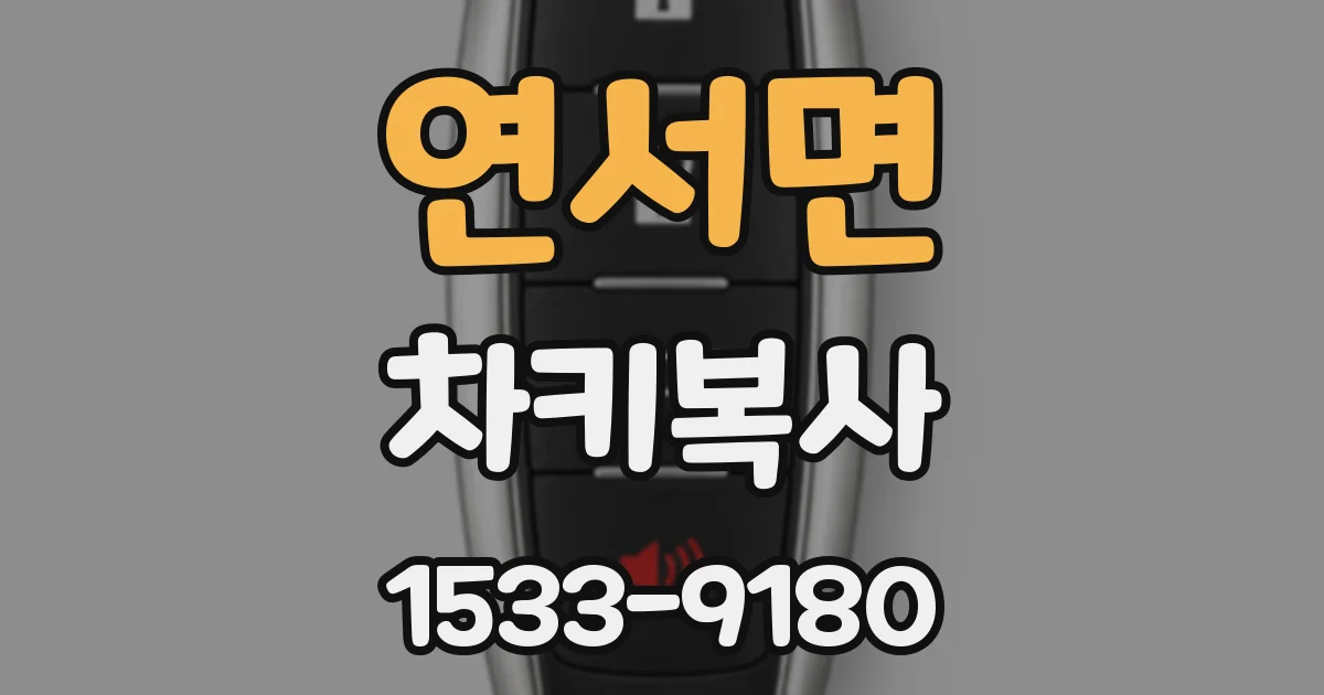 연서면 차키복사