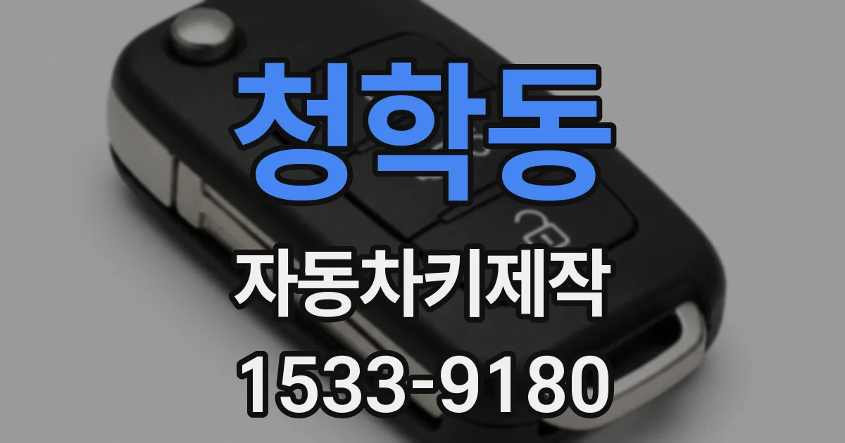 청학동 자동차키제작