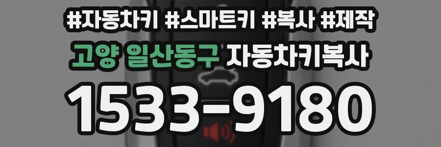 고양 일산동구 자동차키복사