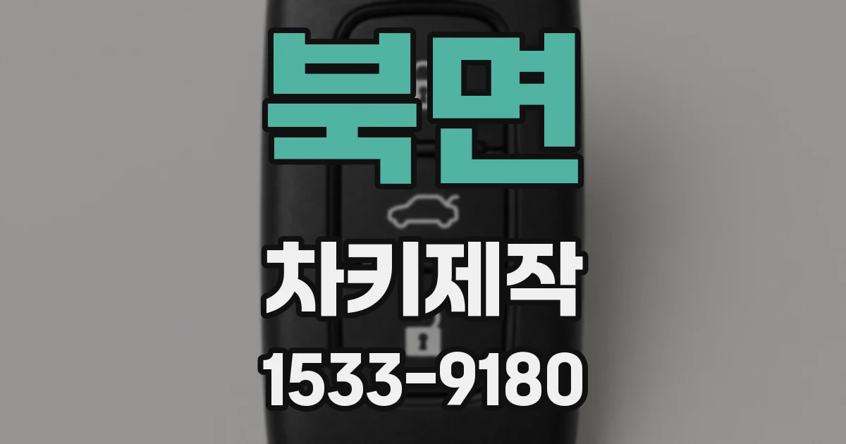 북면 차키제작