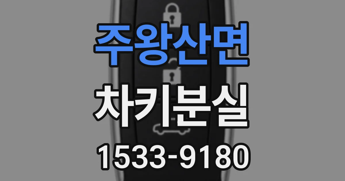 주왕산면 차키분실