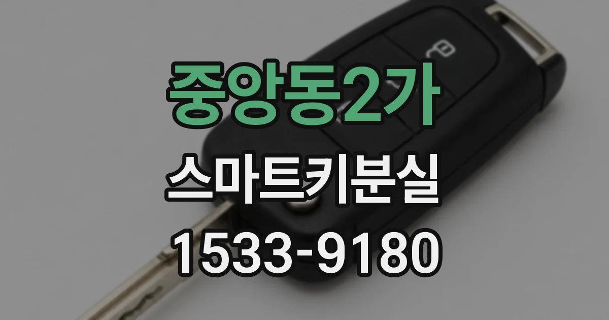 중앙동2가 스마트키분실