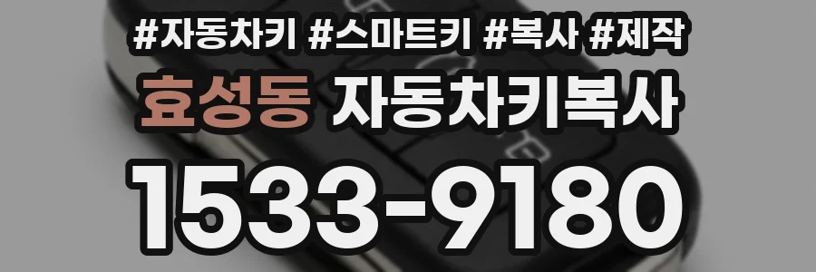 효성동 자동차키복사